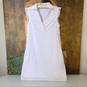 White Linen Summer Dress